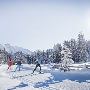 Langlaufen im Skigebiet Seefeld in Tirol
